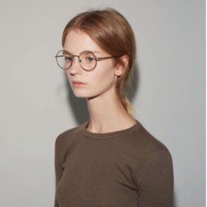 Oliver Peoples x The Row After Midnight Glasses, Bronze-Gold Color